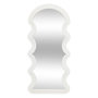 Voir la diapositive 1 : ATMOSPHERA Miroir mural vague EMILY - Blanc