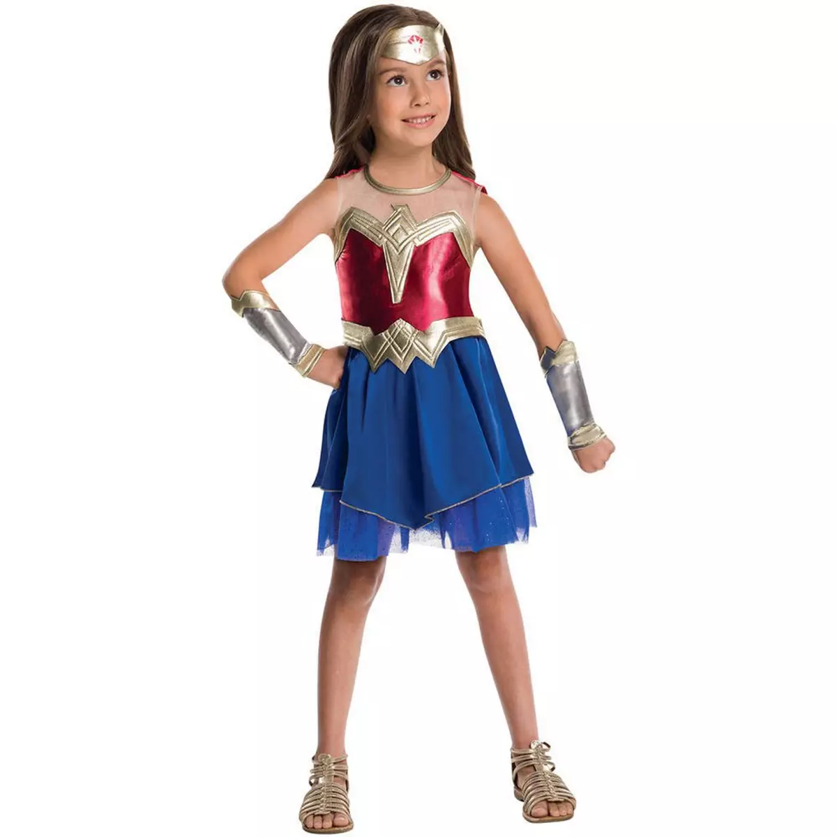 Rubie's Coffret Luxe Déguisement de Wonder Woman - Dawn Of Justice - 3/4 ans (96 à 104 cm)