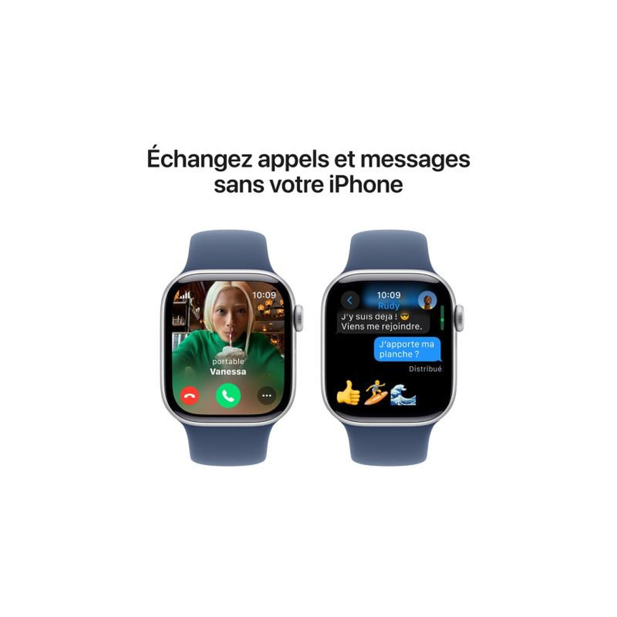 Voir la diapositive 6 : APPLE Montre connectée Serie 10 42mm Alu/Argent M/L Cellular