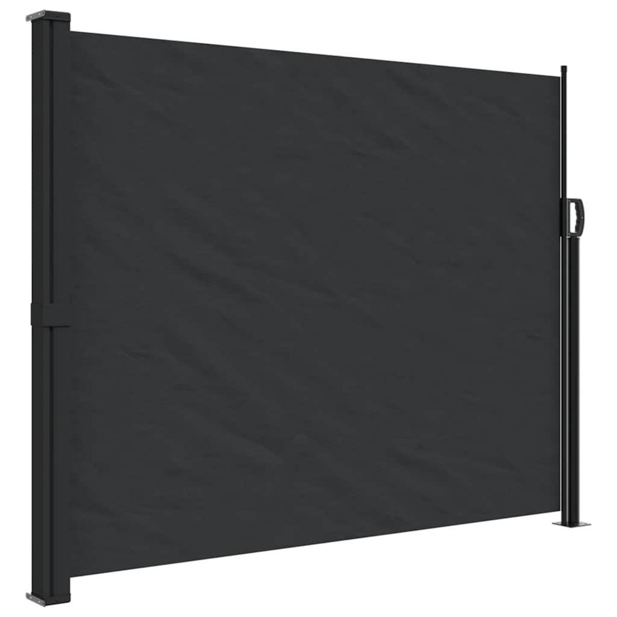 VIDAXL Auvent lateral retractable noir 160x500 cm