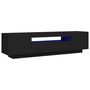 Voir la diapositive 2 : VIDAXL Meuble TV avec lumieres LED noir 160x35x40 cm