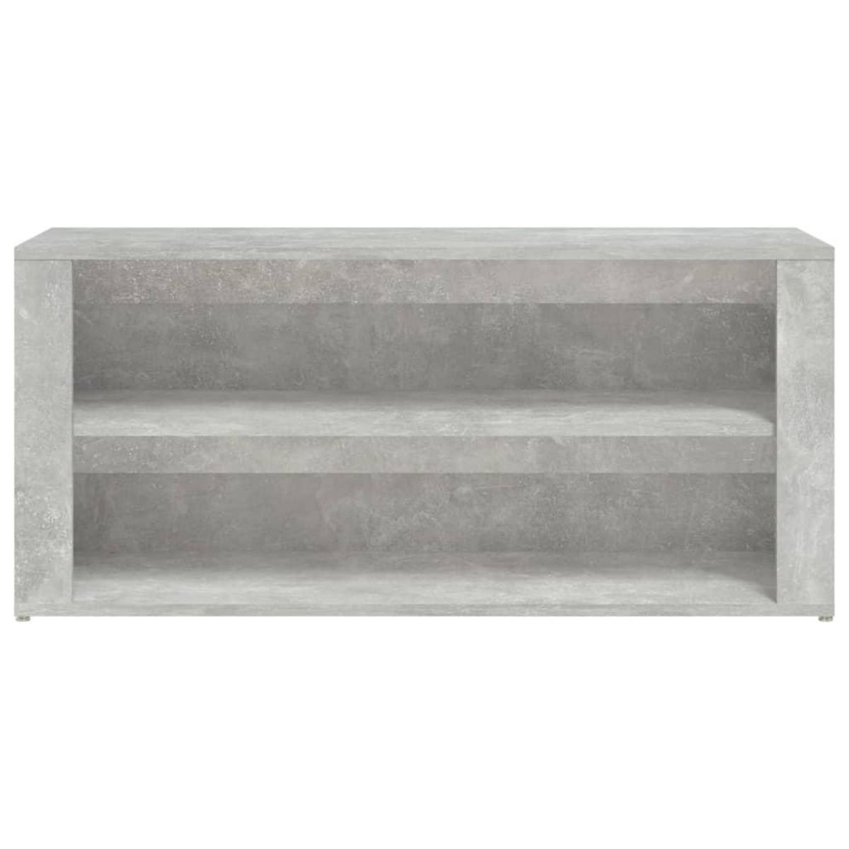 VIDAXL Etagere a chaussures Gris beton 100x35x45 cm Bois d'ingenierie
