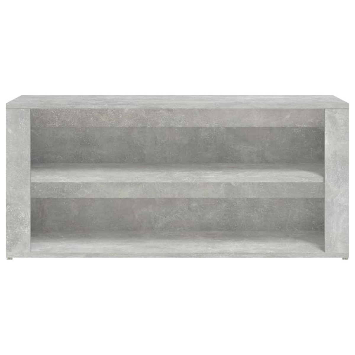 VIDAXL Etagere a chaussures Gris beton 100x35x45 cm Bois d'ingenierie