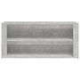 Voir la diapositive 5 : VIDAXL Etagere a chaussures Gris beton 100x35x45 cm Bois d'ingenierie