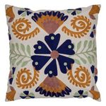 ATMOSPHERA Coussin Déco Brodé  Hary  45x45cm Multicolore