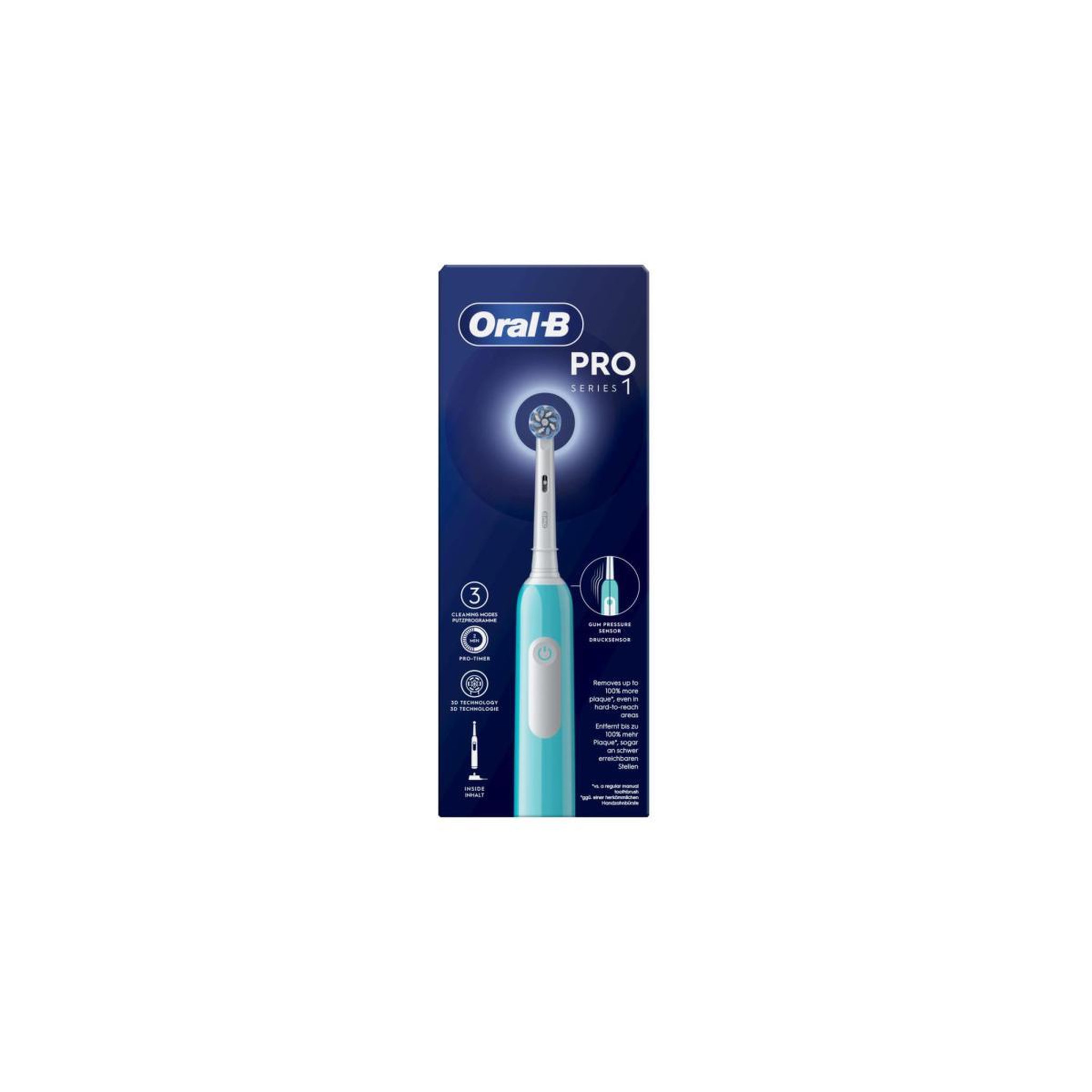ORAL B Oral-b pro 1 sensitive clean adulte brosse à dents rotative oscillante bleu