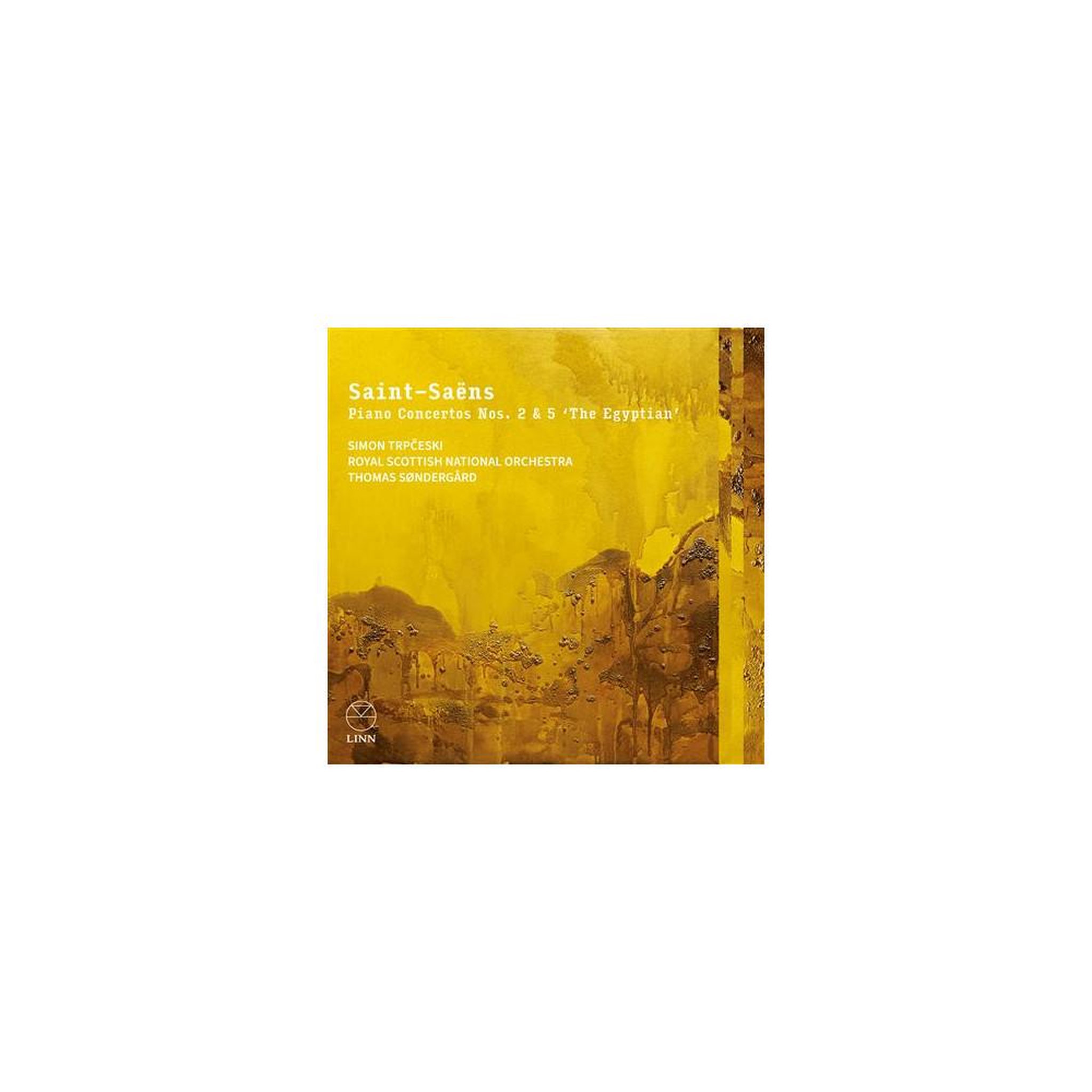 Cd musique classique saint-saëns : concertos pour piano n°2 & n°5 « l'égyptien » avec simon trpceski et l'orchestre national écossais
