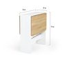 Voir la diapositive 6 : Table console pliable rectangulaire L27/103 cm MADDY