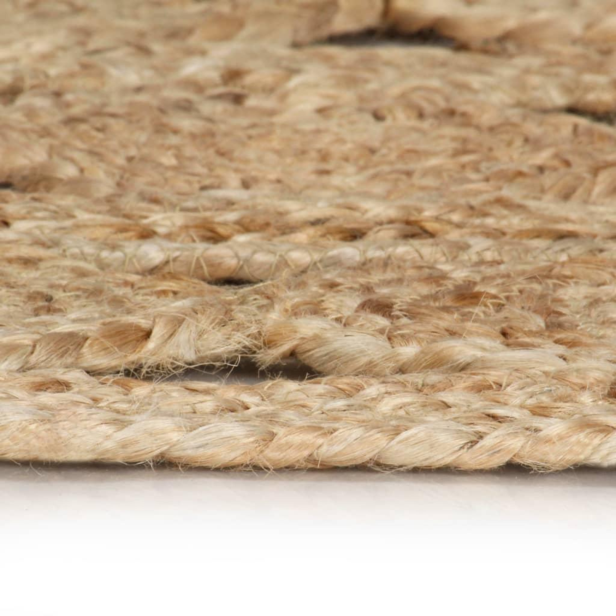 Voir la diapositive 3 : VIDAXL Tapis fait a la main Jute tressee 90 cm
