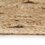 Voir la diapositive 3 : VIDAXL Tapis fait a la main Jute tressee 90 cm