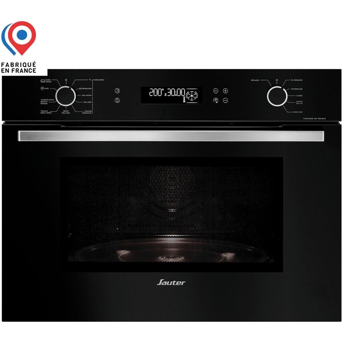 Sauter Micro ondes grill encastrable SKC6302LB