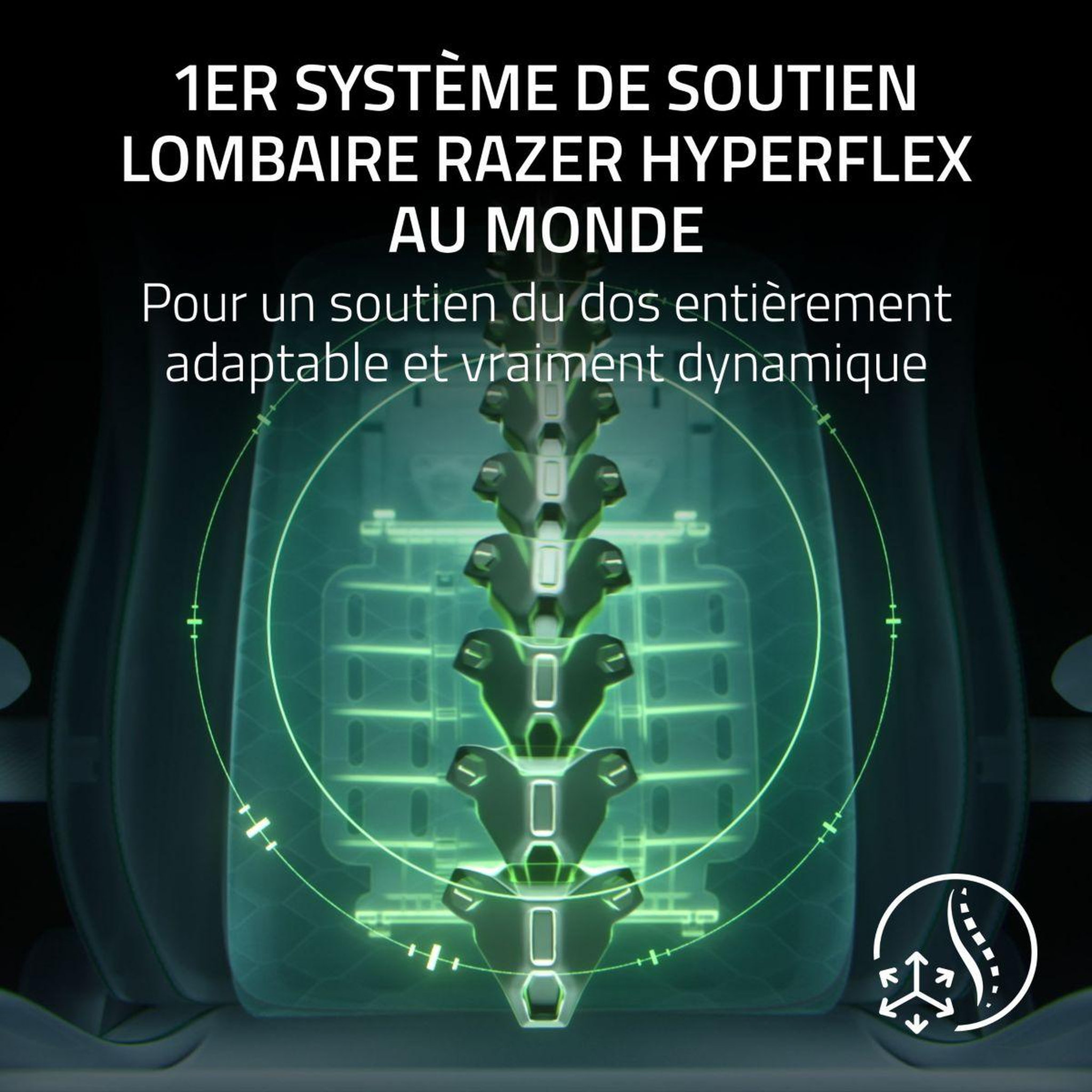 Voir la diapositive 2 : Razer Chaise gaming Iskur V2 NewGen Gris