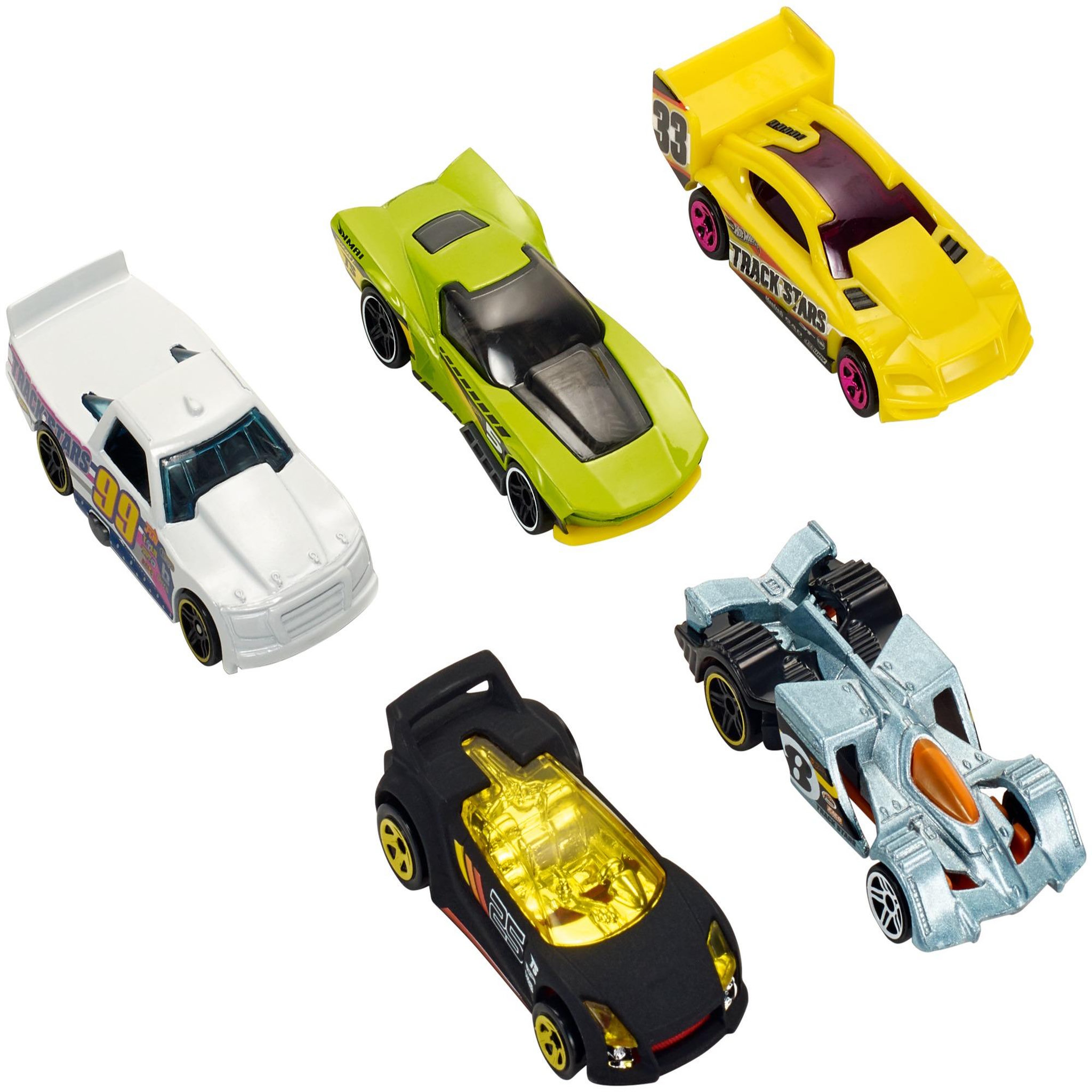 Voir la diapositive 4 : MATTEL Coffret de 5 véhicules Hot Wheels
