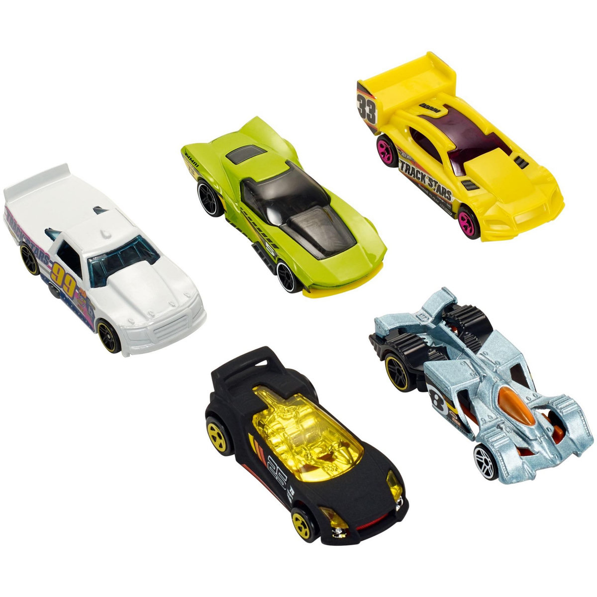 MATTEL Coffret de 5 véhicules Hot Wheels