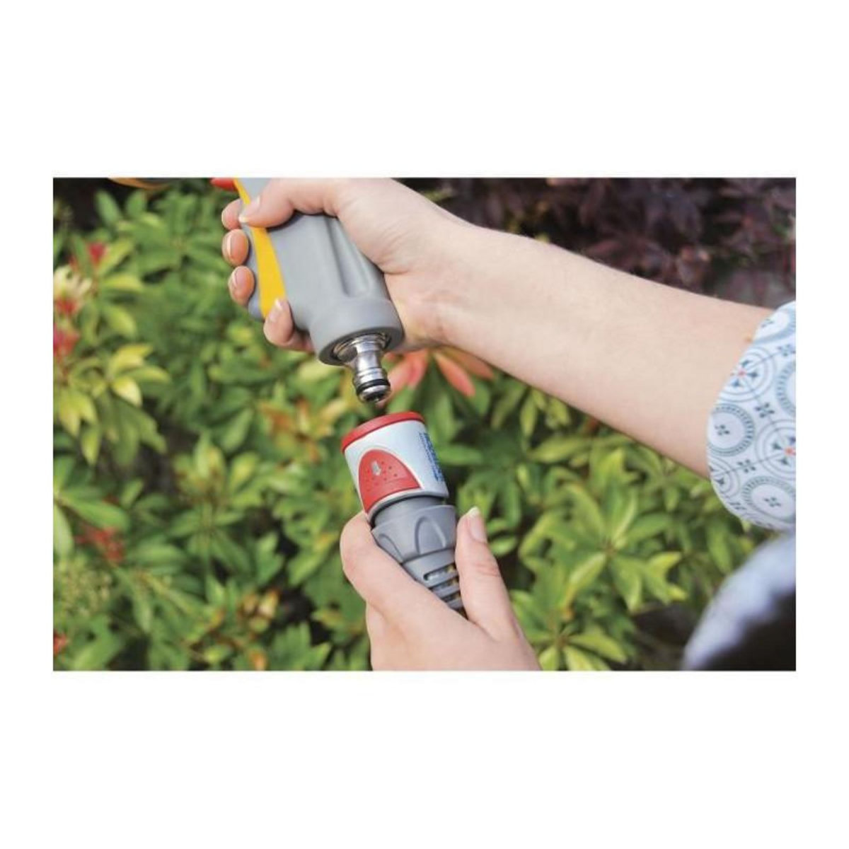 Hozelock Raccord AquaStop Pro pour tuyau de ø 15 mm et ø 19 mm