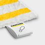 Voir la diapositive 2 : KARCHER Serpillière universelles microfibres pour buse sol
