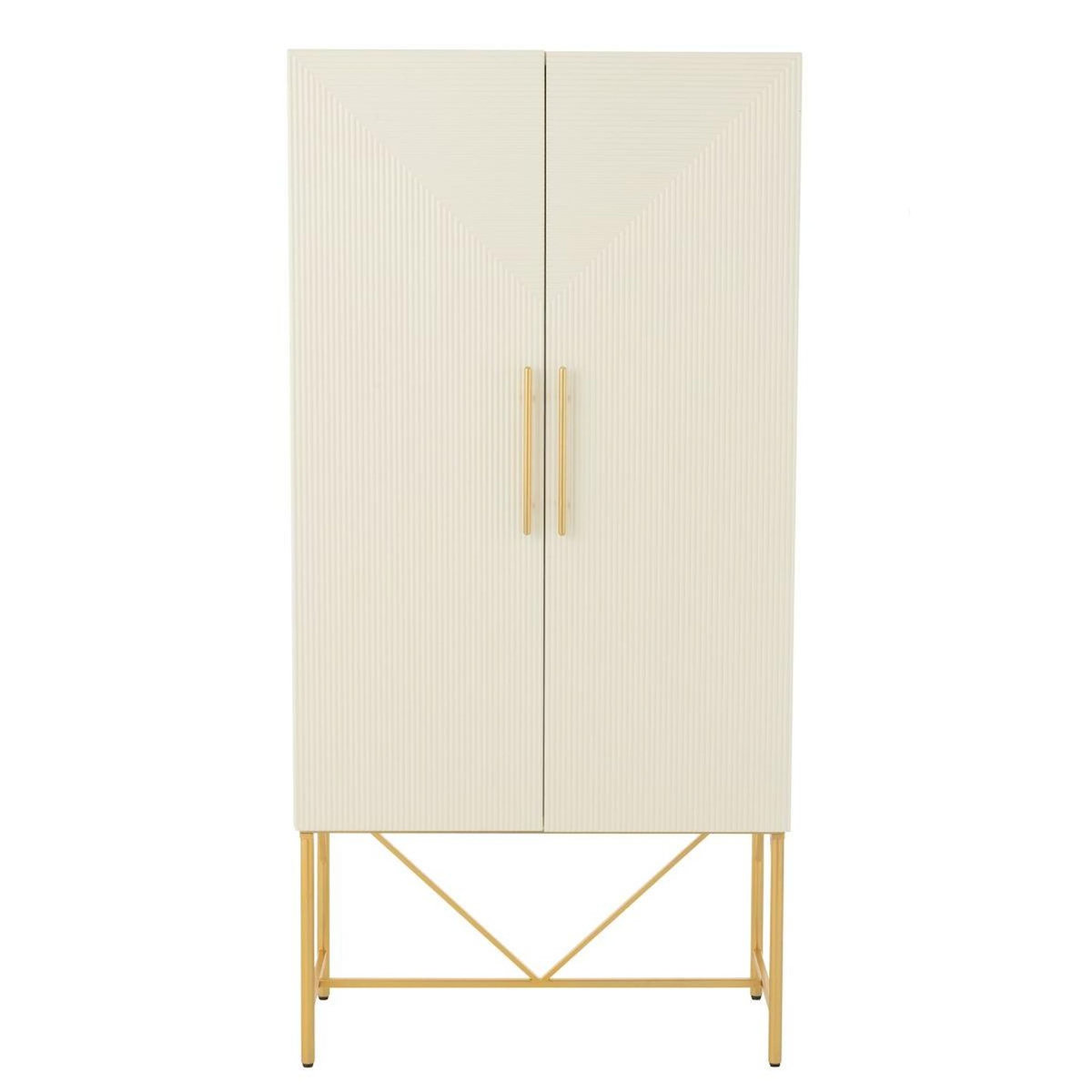 Paris Prix Armoire Design 2 Portes  Blaine  90cm Blanc