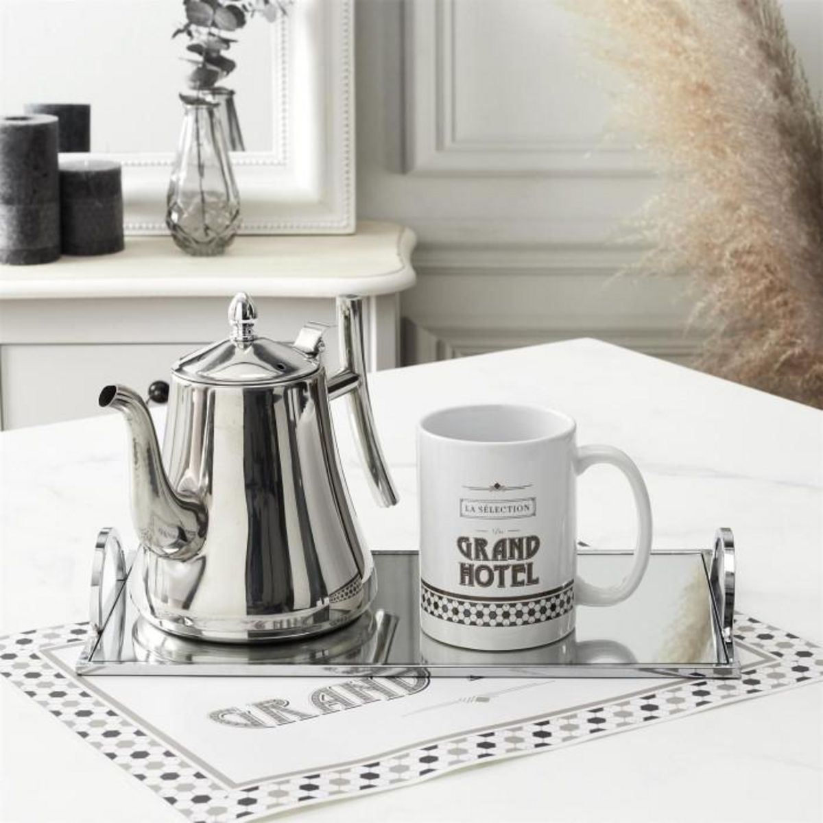 Paris Prix Théière  Inox  125cl Argent