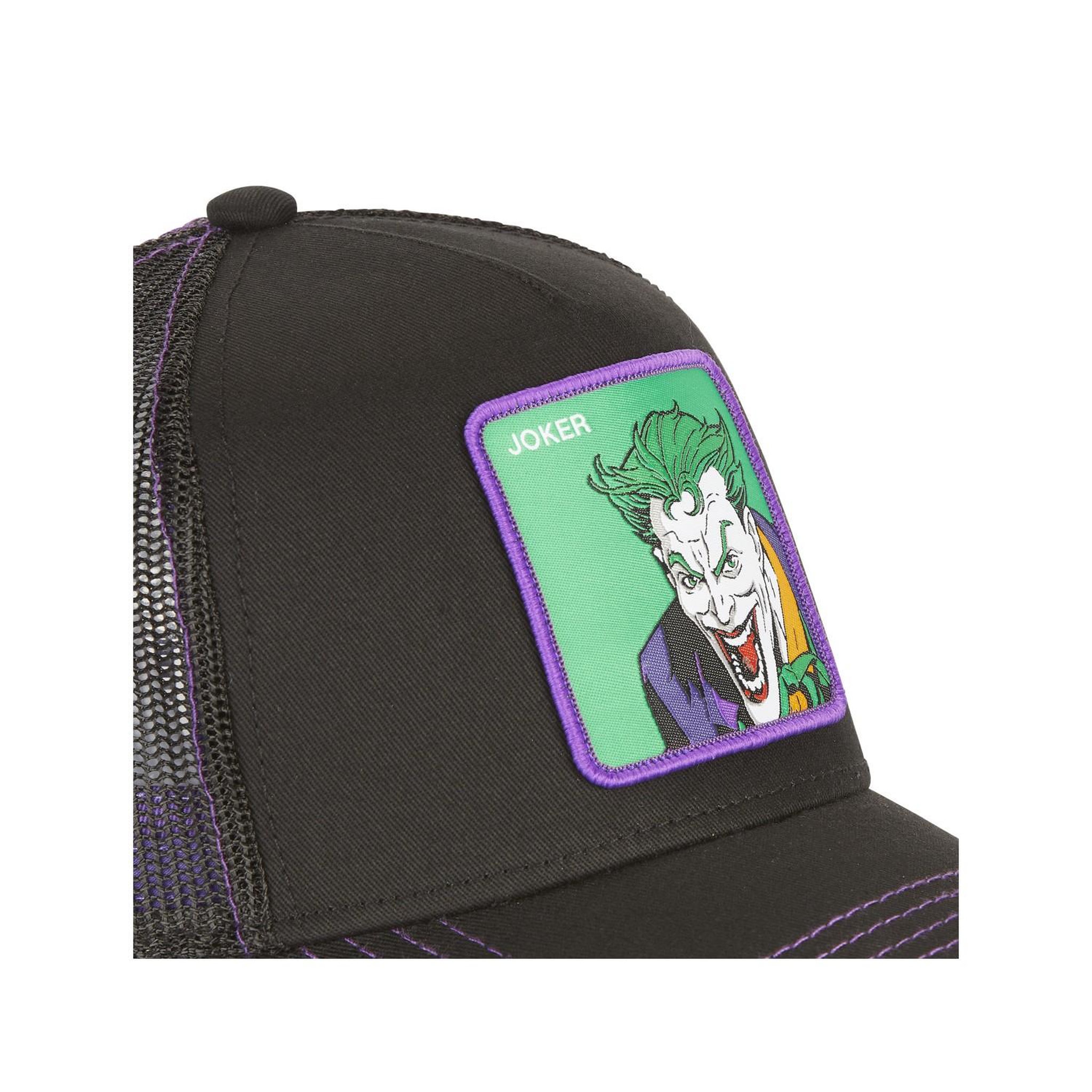 Voir la diapositive 3 : CAPSLAB Casquette trucker avec filet dc comics joker