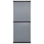 Voir la diapositive 5 : VIDAXL Armoire de rangement de jardin 3 etageres Gris/noir 68x40x168cm