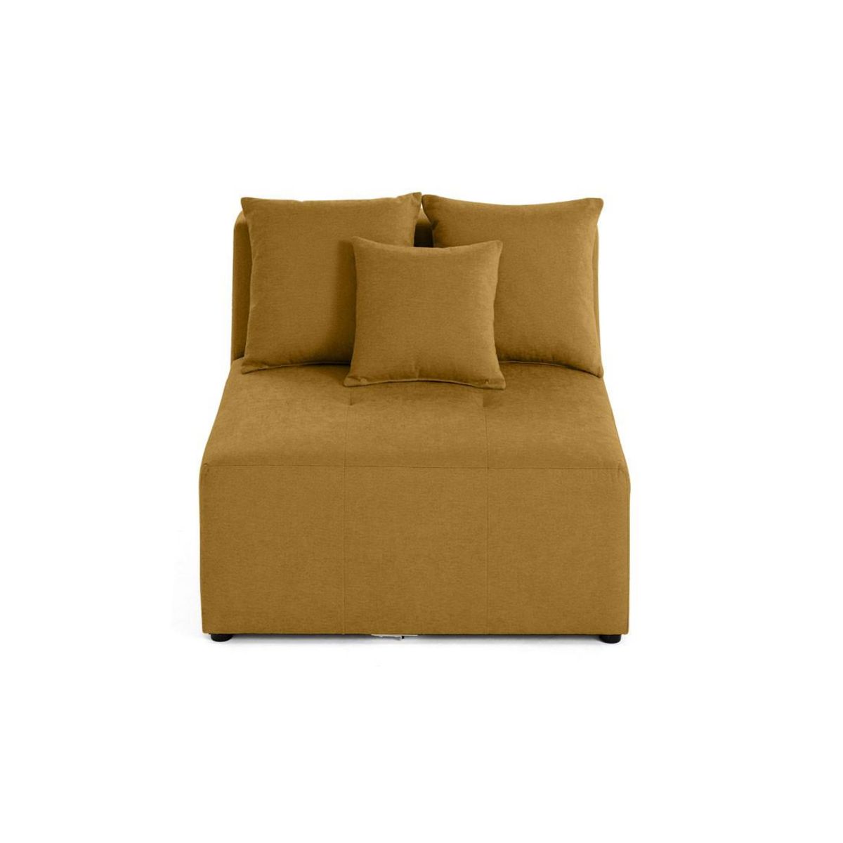 LISA DESIGN Amalfi - module d'assise sans accoudoirs - 1 place - en tissu
