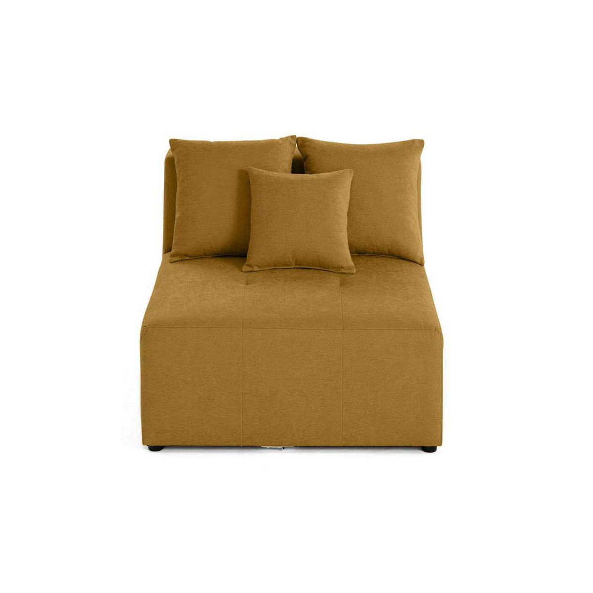 LISA DESIGN Amalfi - module d'assise sans accoudoirs - 1 place - en tissu
