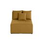 Voir la diapositive 6 : LISA DESIGN Amalfi - module d'assise sans accoudoirs - 1 place - en tissu