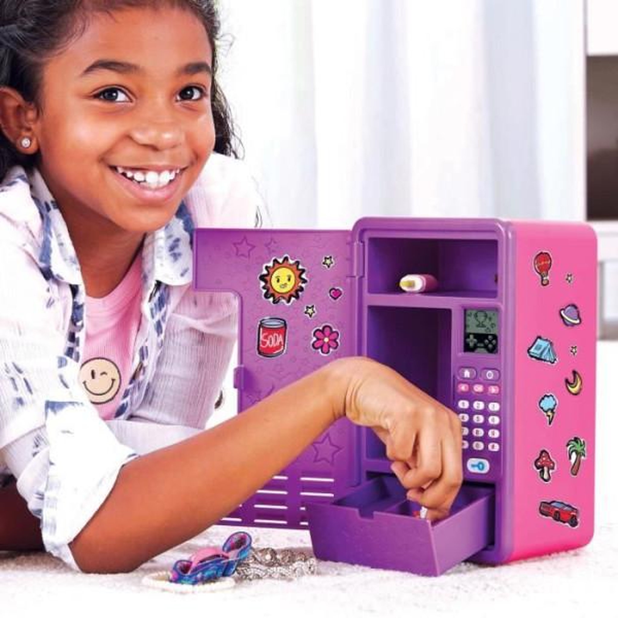 Voir la diapositive 4 : VTECH Casier magiclocker vtech kidisecrets rose - 6-12 ans - code secret a 6 chiffres