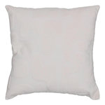 ATMOSPHERA Coussin Déco Relief  Delor  40x40cm Blanc