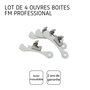 Voir la diapositive 4 : FM PROFESSIONAL Lot de 4 ouvre-boites FM Professional