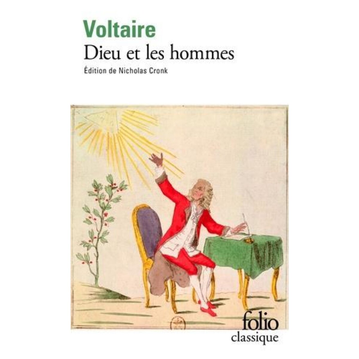 DIEU ET LES HOMMES. PRECEDE DE EPITRE A URANIE, Voltaire