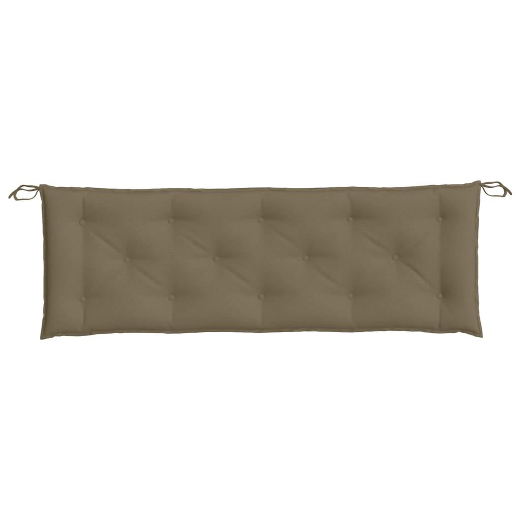 Voir la diapositive 4 : VIDAXL Coussin de banc de jardin taupe melange 150x50x7 cm tissu