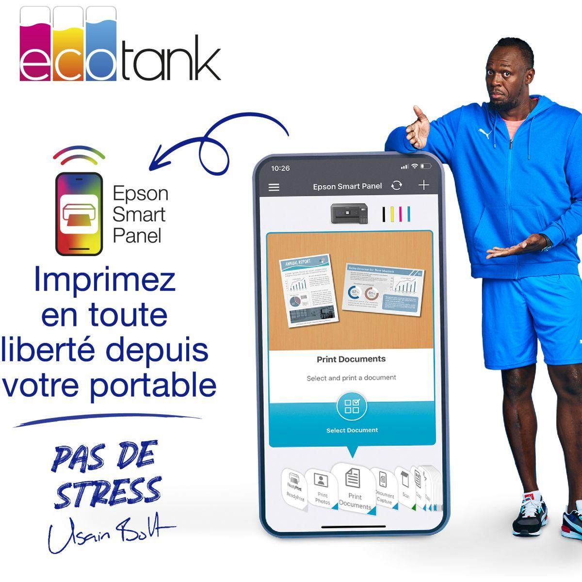 Epson Imprimante jet d'encre EcoTank ET 2876