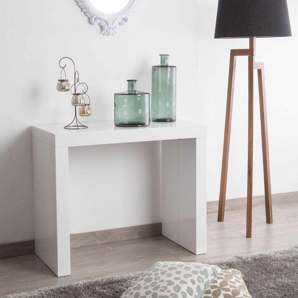 Console extensible LYDIE L45 à 270 cm