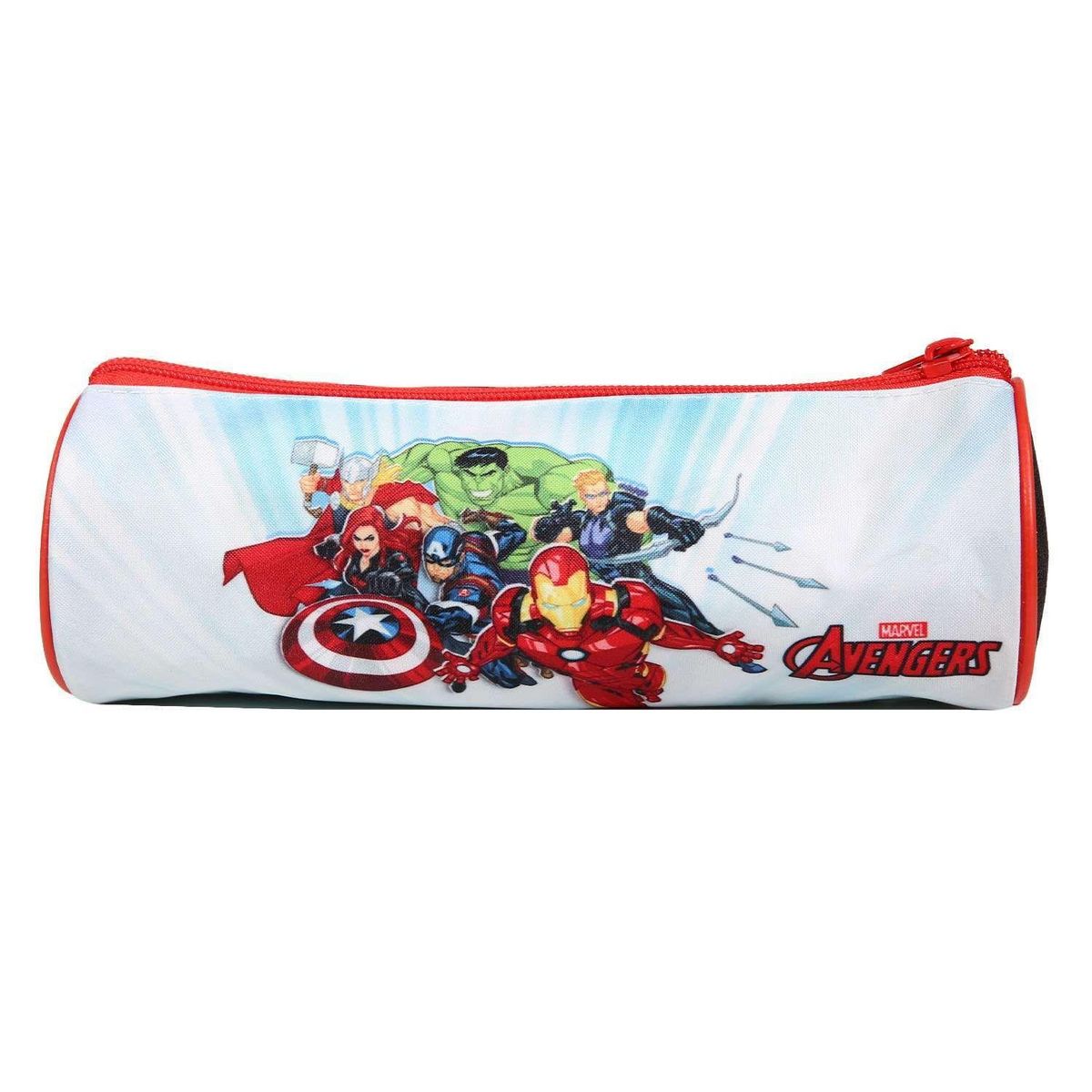 Bagtrotter BAGTROTTER Trousse scolaire ronde Marvel Avengers Multicolore
