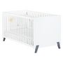 Voir la diapositive 2 : BABY PRICE  Lit bébé évolutif Little Big Bed 140x70cm JOY coloris gris  