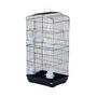 Voir la diapositive 1 : PAWHUT PawHut Cage à oiseaux volière avec mangeoires perchoirs plateau amovible dim. 48L x 36l x 91H cm métal PS noir