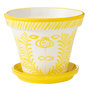 Voir la diapositive 1 : Paris Prix Pot Avec Soucoupe en Céramique  Granada  50cm Jaune