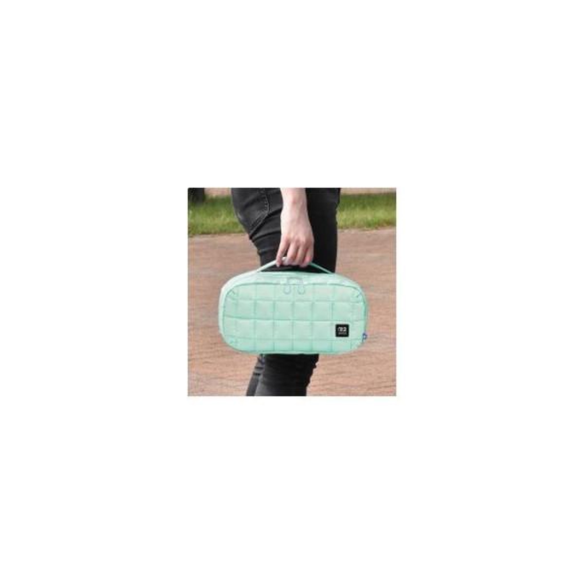 Voir la diapositive 3 : HORI Housse de transport pour jeux - nintendo switch 2 - hori - puff pouch - étui rembourré - vert cozy green