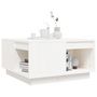 Voir la diapositive 4 : VIDAXL Table basse Blanc 60x61x32,5 cm Bois massif de pin