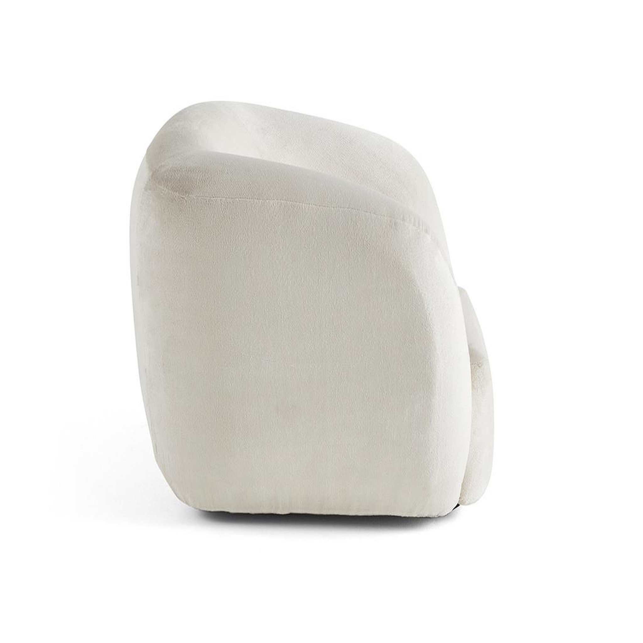 Voir la diapositive 5 : LISA DESIGN Ernee - fauteuil cocon - en velours