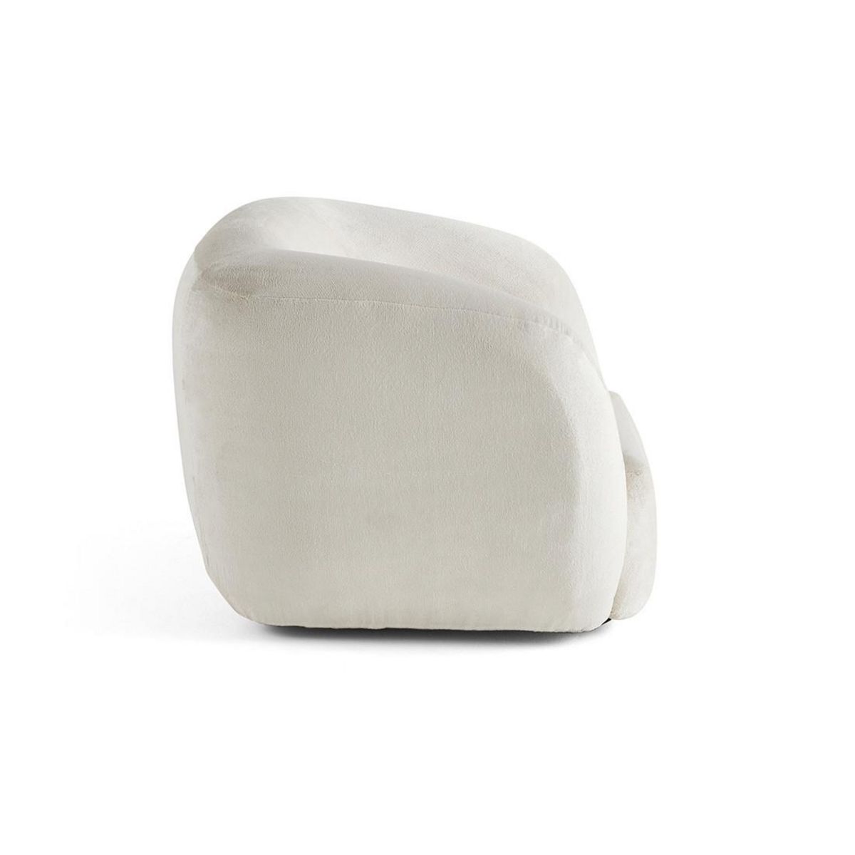 LISA DESIGN Ernee - fauteuil cocon - en velours