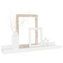 Voir la diapositive 3 : VIDAXL Etageres murales 4 pcs Blanc 40x9x3 cm