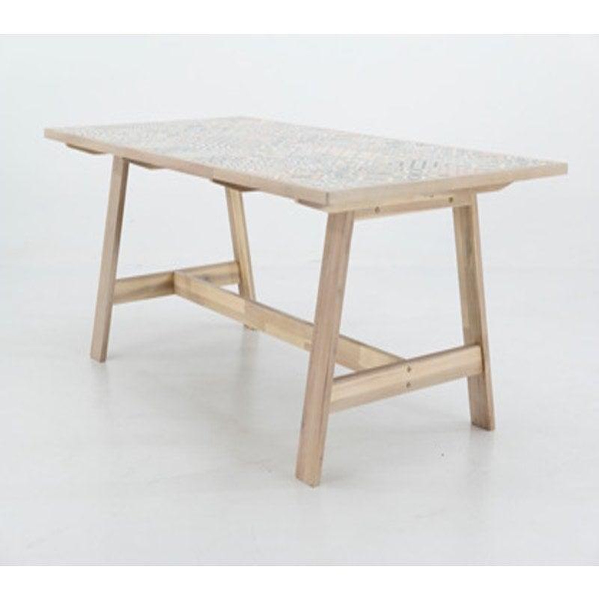 CENTRALE BRICO Table De Repas Soho Heritage Rectangulaire Gris 6 Personnes