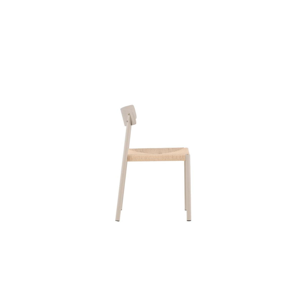 Paris Prix Chaise en Rotin  Malmon  79cm Grège