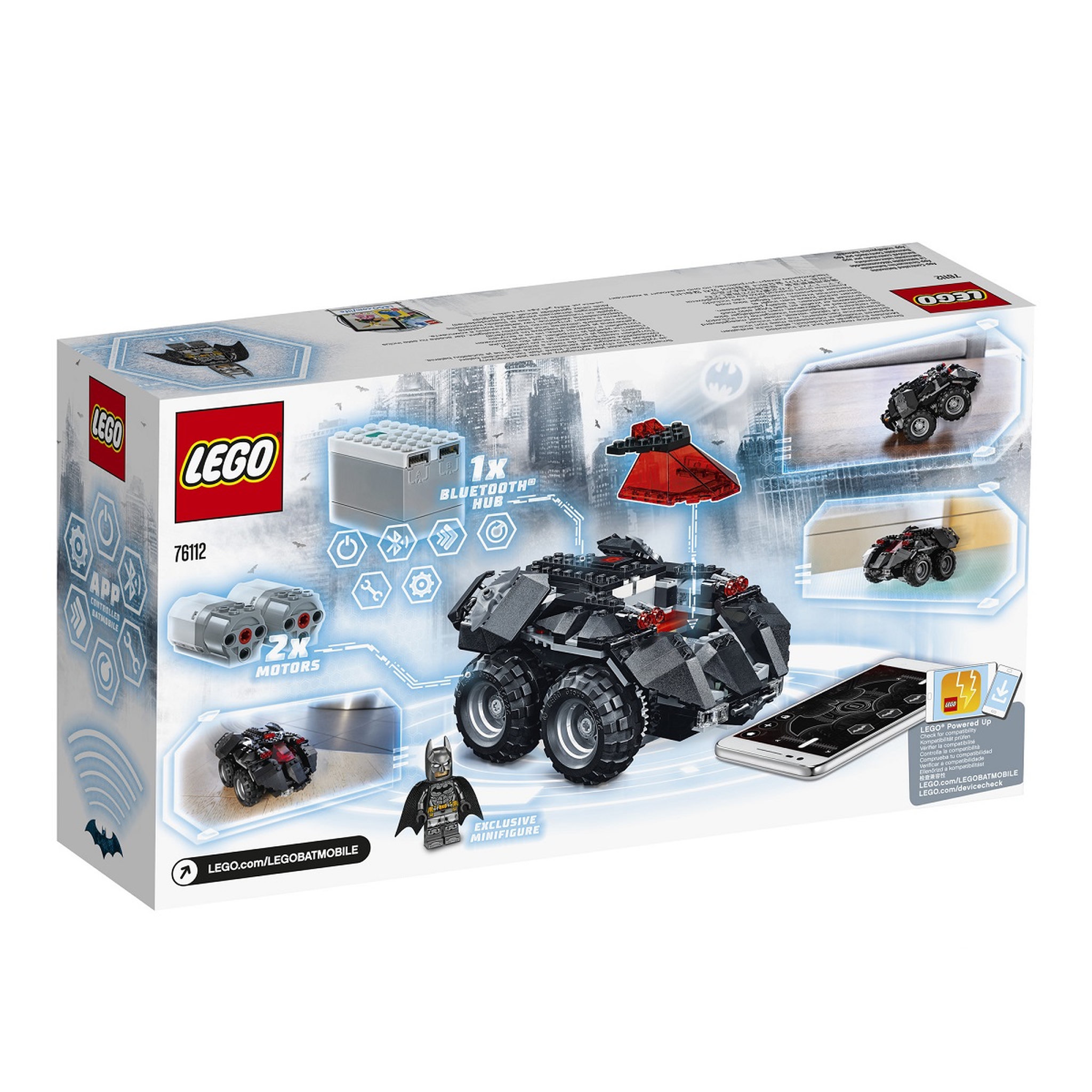Voir la diapositive 3 : LEGO DC Super Heroes 76112 - La Batmobile télécommandée 