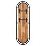 Voir la diapositive 5 : VIDAXL Porte-manteaux muraux et 4 crochets 2 pcs bois massif d'acacia