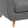 Voir la diapositive 2 :  Canapé 2 Places Design  Rétro  150cm Gris