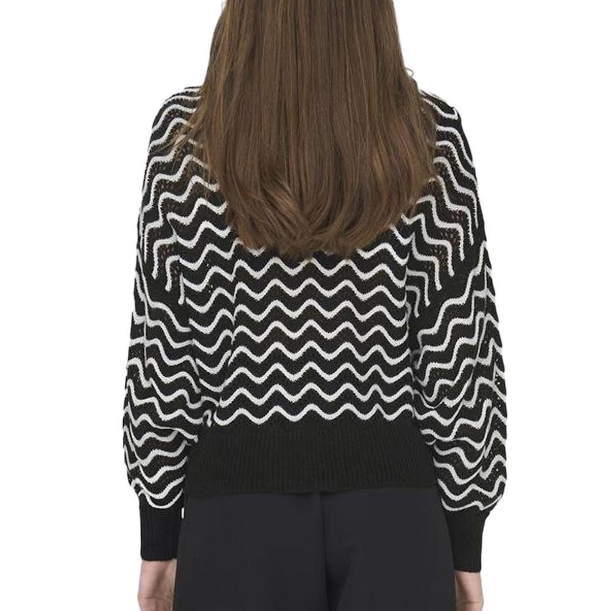 JACQUELINE DE YONG Pull /Blanc Femme JDY  Struc