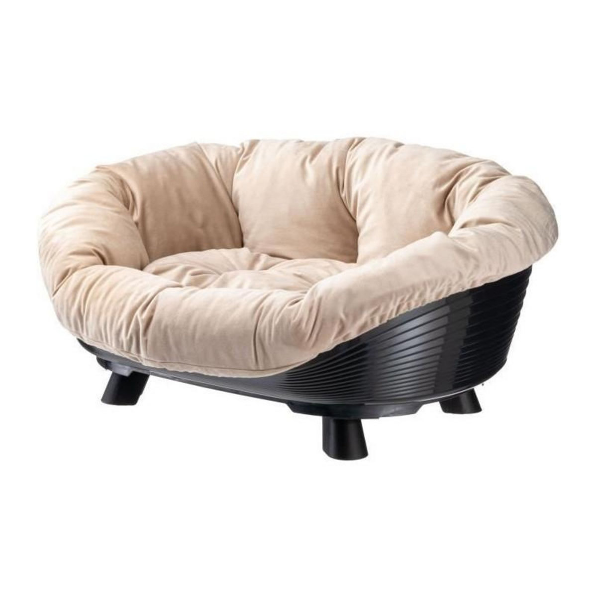 Ferplast Corbeille - FERPLAST - SOFA THRONE 6 - Avec coussin - Noir